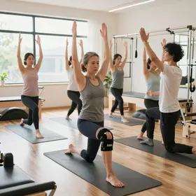 Pilates para dor no joelho tem evidência científica: Descubra Como